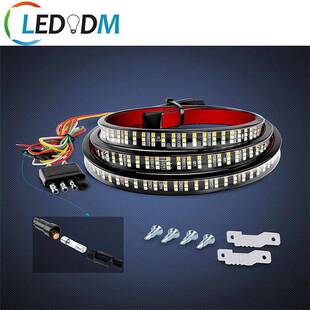 三排皮卡车尾灯货车皮卡流水转向/双闪/无延迟误判车用led灯