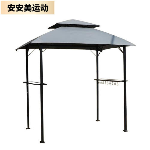 户外家用小帐篷简易烧烤棚小遮阳棚帐篷防雨防晒休闲庭院1烧烤棚