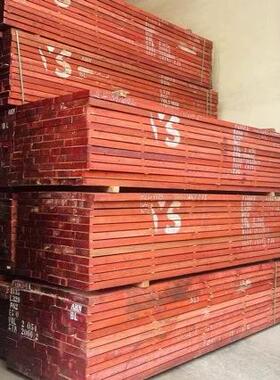 红花梨邵氏紫檀建筑工程用材红花梨原木红花梨楼梯扶手柱子料