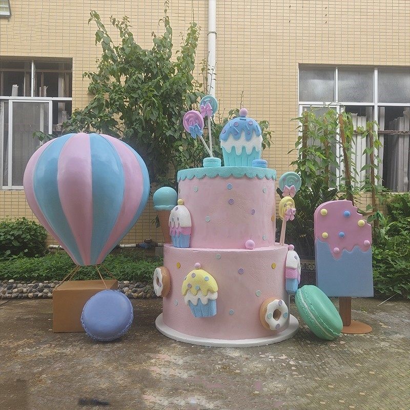 大型泡沫雕塑商场美陈装饰节圣诞节庆甜品蛋糕模型展示台橱窗布置,节庆用品/礼品,节日装扮用品,淘宝优惠券,粉丝福利购,淘宝优惠卷