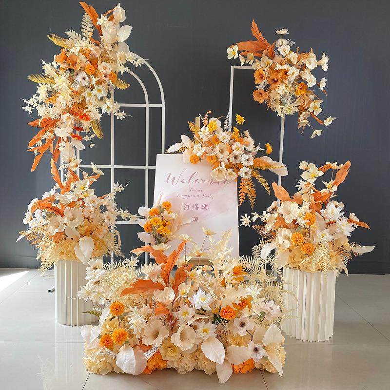 婚庆地排花仿真花婚礼现场布置花排路引花背景舞台迎宾区装饰花艺,节庆用品/礼品,婚庆绢花,淘宝优惠券,粉丝福利购,淘宝优惠卷