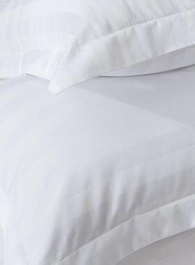 酒店0支纯四棉白色贡缎酒店布BF091草用床上品厂家直销纯棉宾馆6