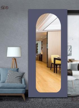 轨极简幽灵18868门隐藏无悬形浮移吊轨厨房卫生间隐门推拉谷门仓