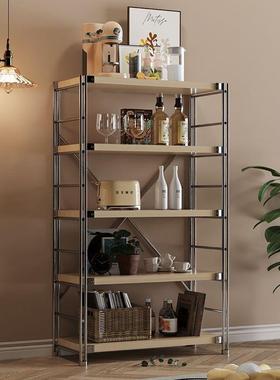 式置物落地多层客陈列架阳台日厅储物架62787架简约收纳架厨房微