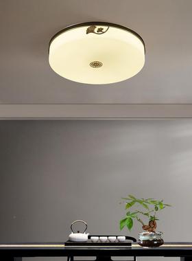 新中式卧中全铜现代简约室吸顶灯用主人房71061主卧房家间复古山