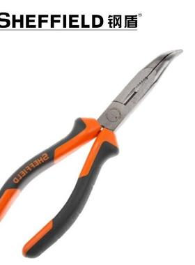 S045011/S工04501尖2钳弯头钳弯嘴子电子电钳6/8AMG寸弯嘴钳