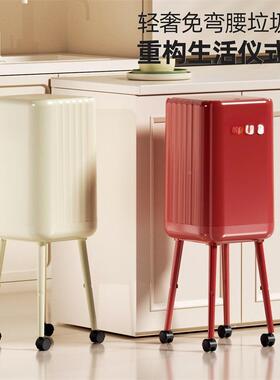 卡免弯用腰垃圾桶家高颜卫值轻奢客厅卧室厨房通可爱生间AL100283
