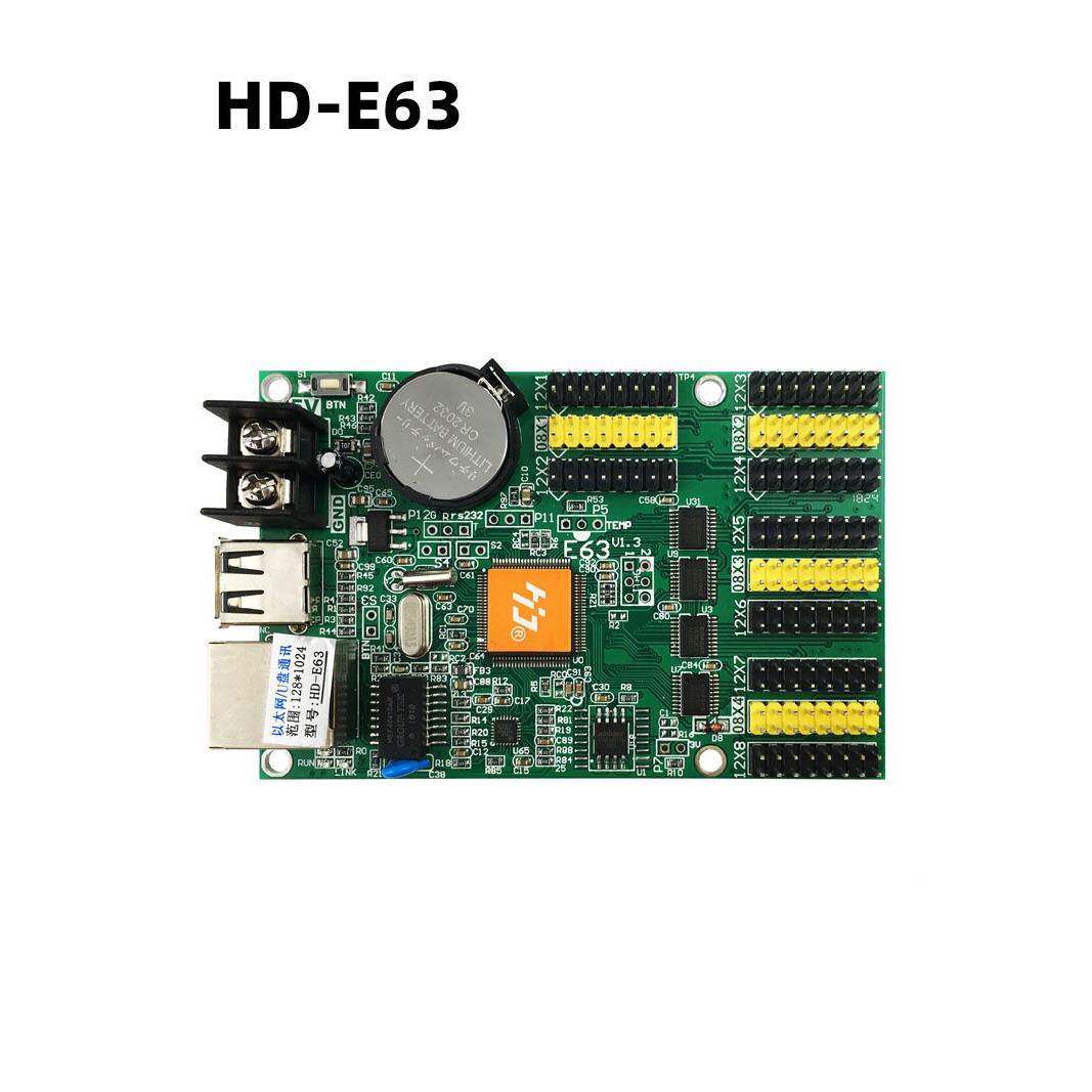led显示屏控制卡灰度721/R室外-HD-716E62接收卡/全彩异步R主卡网