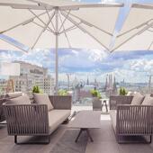 户外沙发庭院合防水组防台42907晒酒店民宿室外露天阳编藤铝合金