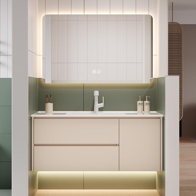 定制陶瓷一体盆65/705C漱M8595公分15/115厘米智能浴F77HH8T6室柜