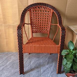 老休年岁人藤椅8SKE70到0藤编椅子老年人凳老人靠椅老年款闲家用