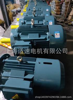 直销YD5EJ10L-4/218./22kw相三双速刹车8电动机JKU三速电动机铜心