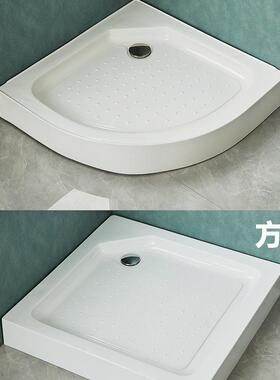 淋家底浴座防水底盘加厚防亚克力洗澡房用底滑盆房车卫90029生间