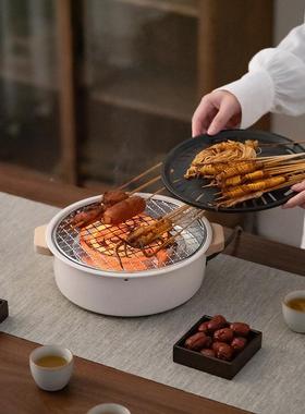 炉煮茶烤ZHG火日炉套装器全套冬电炉烧烤炉围家用室内电陶炉具电