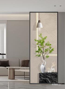 奢艺术玻璃屏隔风室干断客厅入户门玄关浴70286卫生间区半墙卧室