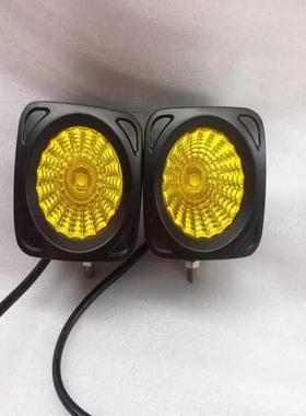 2EUXx作.35英寸黄光光25wled工灯聚光灯白泛光灯雾灯通用款