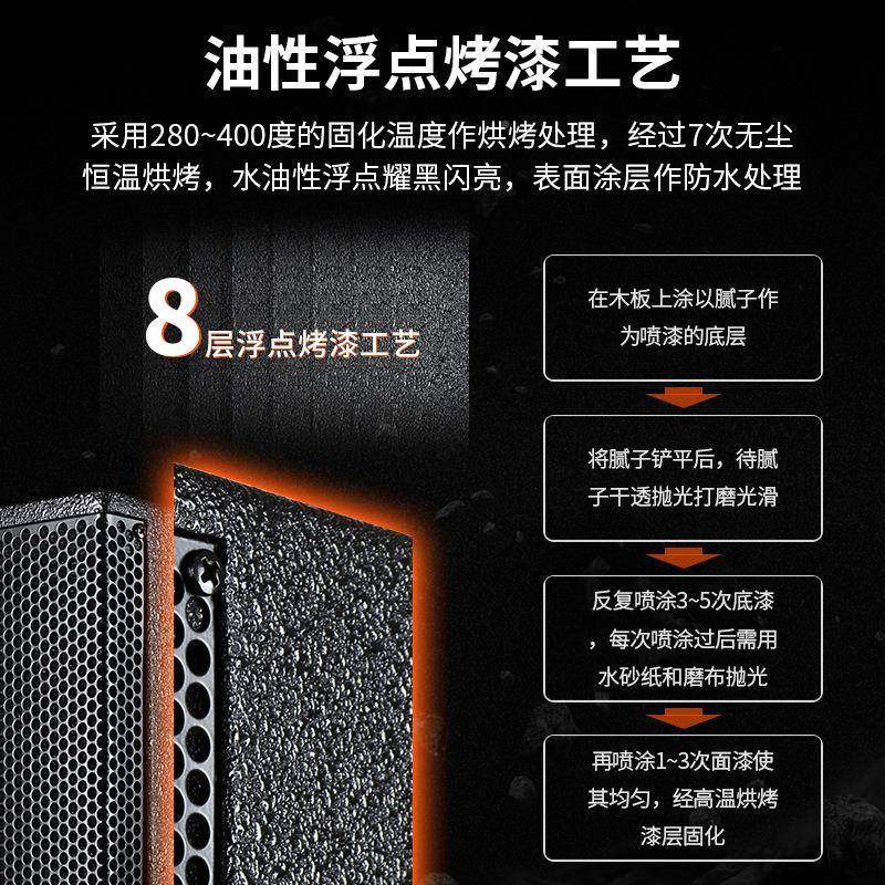 专业8寸10寸频音箱KTV会46000议酒舞重蹈家用K歌白色低音吧全音响