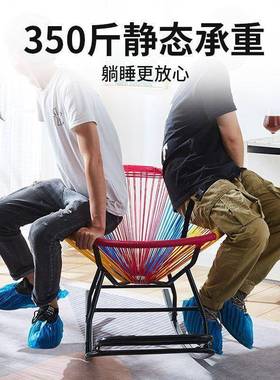 夏季摇懒摇椅家用卧室椅DPZ客厅懒人沙发轻奢摇阳台人躺椅室内摇