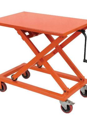 动式移折机械ODV升降降台叠式电动手推车搬运货物手动升平台车现