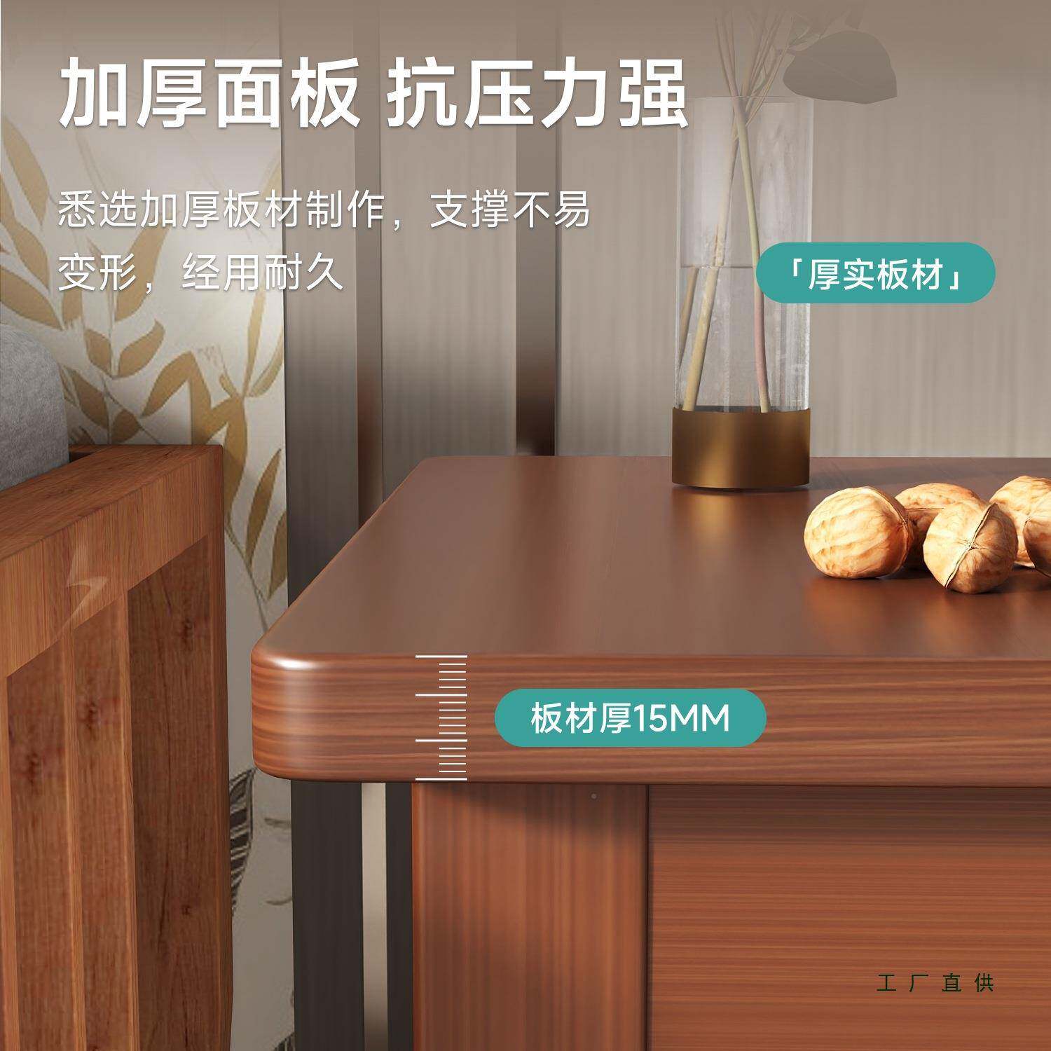 沙发边几实木方F5M8ST9S桌中式客创意厅简茶几小桌子边柜极侧边柜