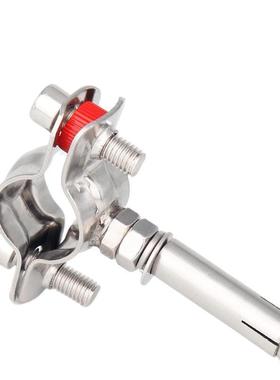 管支3钢04不锈固定管子夹墙壁膨55102胀螺钢架丝管水管圆柱锁紧抱