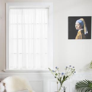 免魔打孔术贴纱帘装璃门帘内开窗RHP玻三轮车窗纱免钉易安绷纱定