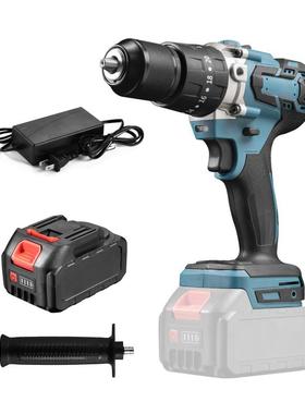 1钻3毫米冰钻电无刷钻冲击钻多功能手电家大功率电80905用转充电