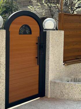 铝合金庭院门入别木32760户外花园门不锈钢墅门铁艺塑大民宿风木