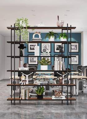 网架红架书架一体靠墙收纳架茶落地办公室隔断阳具台子置90230物