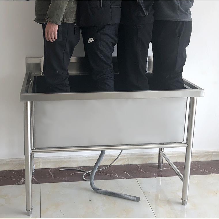 不锈宠浴物缸普通款盆洗澡盆浴池洗钢澡池大型犬澡盆浴洗宠物池狗