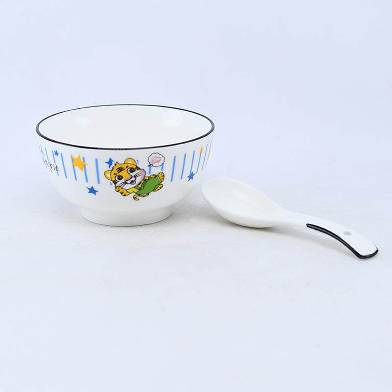 盘子碗大量陶瓷套餐OSL具全装22可爱碗盘套陶头瓷碗碟