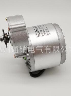 无刷版MY1016Z250W350W24V36V减速电机无霍尔自行车侧挂改装马达