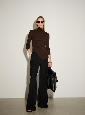 APARALLEL高领修身侧抽绳针织衫「田朴珺同款」