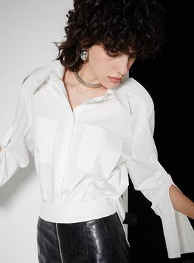 APARALLEL经典肩章直身衬衫