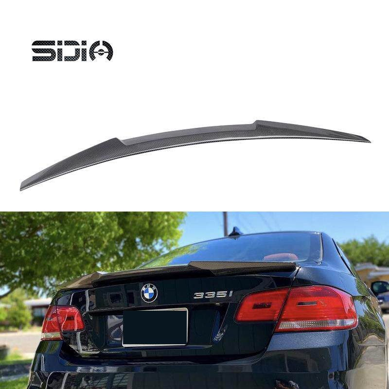 适用于06-13款宝马3系M3E92M4款碳纤维尾翼干碳扰流板出口品质