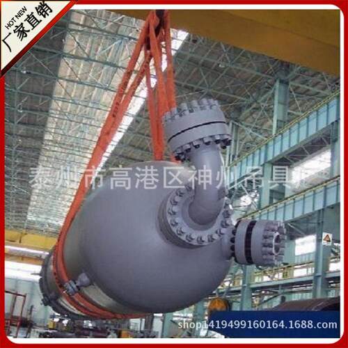 神州吊具供应SW008圆形起重吊装带涤纶柔性吊绳索具直销