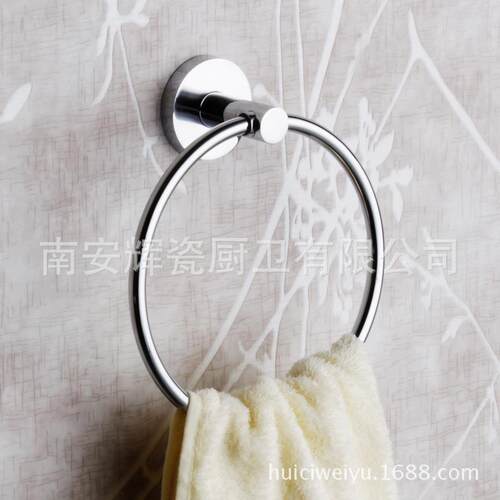 浴室毛巾架铜毛巾环浴巾环毛巾架子毛巾挂杆毛巾圈铜工程