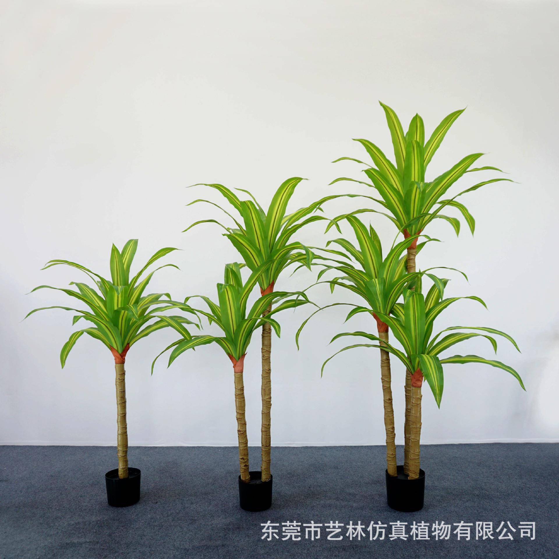 仿真跳舞兰客厅室内大型落地植物装饰花草盆栽景巴西木铁假花绿植