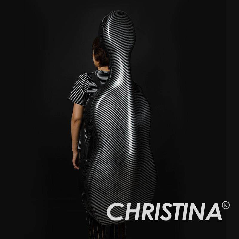 大提琴琴盒4/4尺寸专业超轻带背带琴盒大提琴