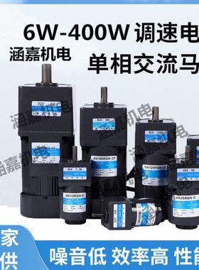 25W调速电机/41K25RGN-C减速机/4GN40K/220V/轴10MM/微型齿轮减速