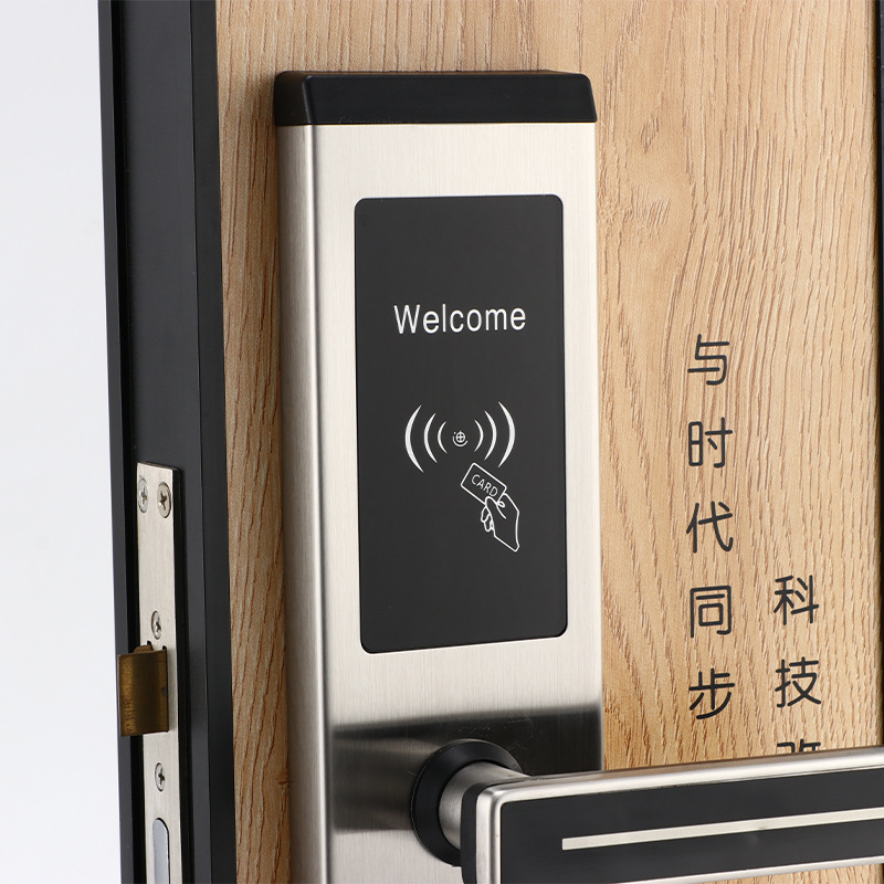 智能锁酒店宾馆刷卡锁IC卡锁民宿智能通锁木门电子密码锁公寓锁