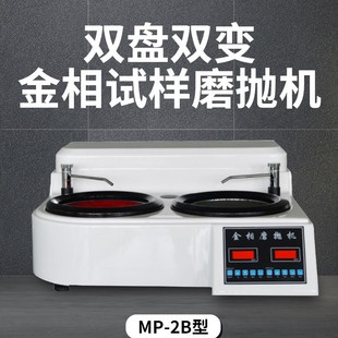 无极变速 2B型抛光机双盘双控 磨抛机 艾格斯威