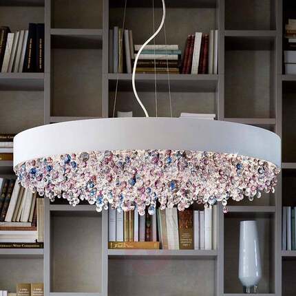 意式轻奢客厅吊灯设计师大气水晶灯创意感别墅餐厅卧室灯