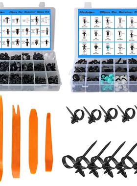 729PCS盒装卡扣通用型汽车保险杠内饰板挡泥板卡扣415PCS+299PCS