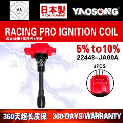 适用进口雷诺改装点火线圈高压包UF549UF5095C1753GN10241