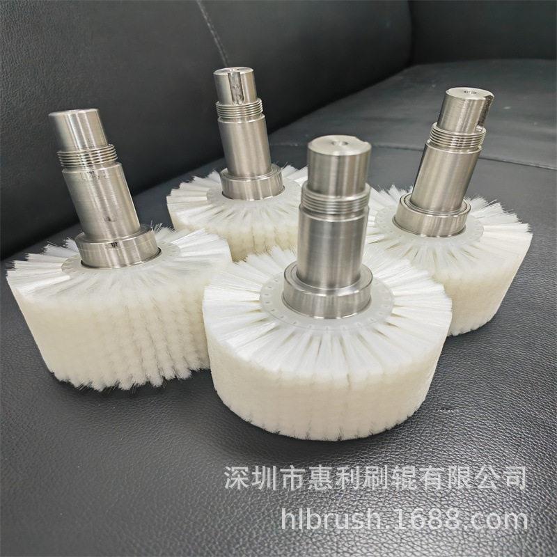 供应毛刷棍工业刷辊清洗机刷辊扫灰尘毛刷辊铝合金刷辊