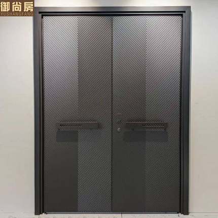 入户大门家用隔音甲级防盗子母门双开大门铜门精雕铸铝门别墅门