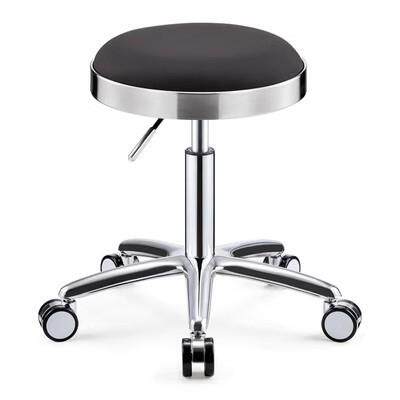 新款全不锈钢大工凳师傅椅不卡发大工凳地球仪轮美发凳剪发椅子