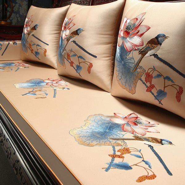 红木沙发垫中式实木沙发座垫套罩新中式沙发垫高端轻奢罗汉床垫子,居家布艺,沙发垫,淘宝优惠券,粉丝福利购,淘宝优惠卷