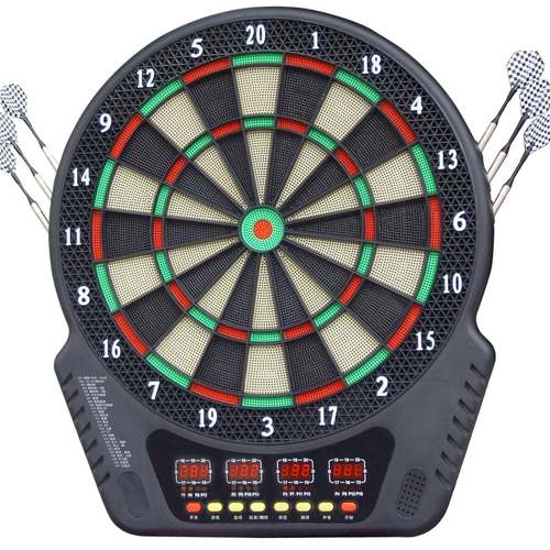 飞镖套装18寸电子计分飞镖盘电子标靶软式飞镖计数软头电子飞镖盘